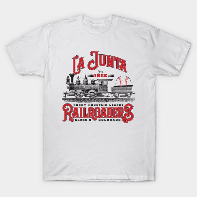 La Junta Railroaders T-Shirt by MindsparkCreative